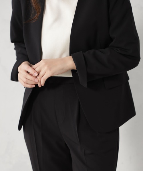 「FOUND GOOD」 ノーカラージャケット M ベージュ レディース_画像7