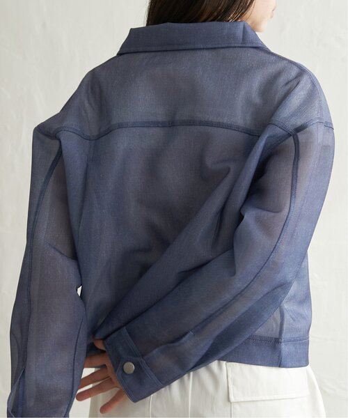 VENCE EXCHANGE デニムジャケット gジャン シアーダンボールデニム