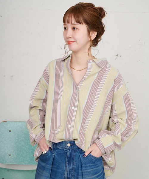 B.C STOCK（ベーセーストック） ブラウス シャツ 「ZOZO限定 