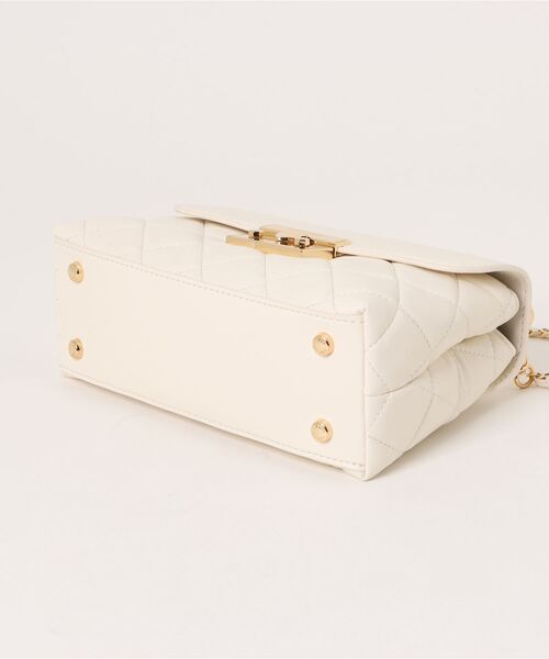 「CHARLES & KEITH」 2WAYバッグ S クリーム レディース