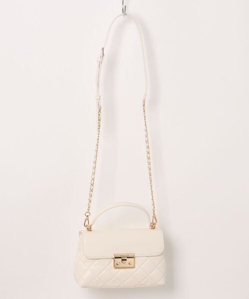 「CHARLES & KEITH」 2WAYバッグ S クリーム レディース