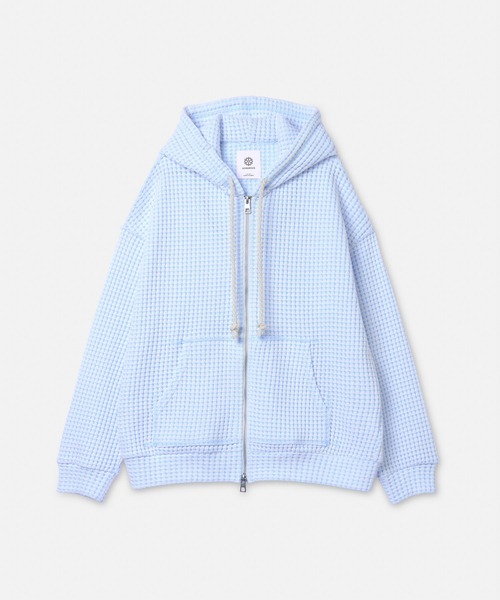 SEAGREEN(シーグリーン)BIG WAFFLE HOODIE［決まりました］ SEAGREEN（シーグリーン） パーカー BIG WAFFLE HOODIE レディース