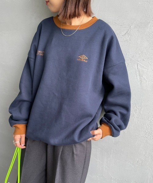 umbro（アンブロ） スウェットカットソー M ネイビー レディース
