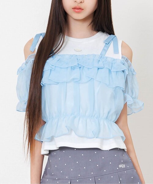 algy（アルジー） tシャツ シアードッキングトップス キッズ 子供服