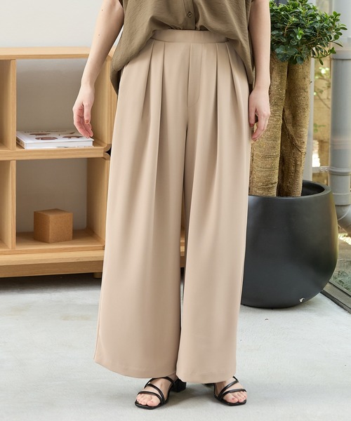 Honeys（ハニーズ） ワイドパンツ スラックス パンツ 「ハニさら・接触