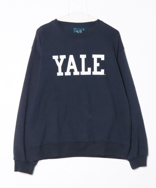 Yale ロゴ スウェット Lサイズ ネイビー ZIP FIVE（ジップ ファイブ） 「Yale University」スウェット