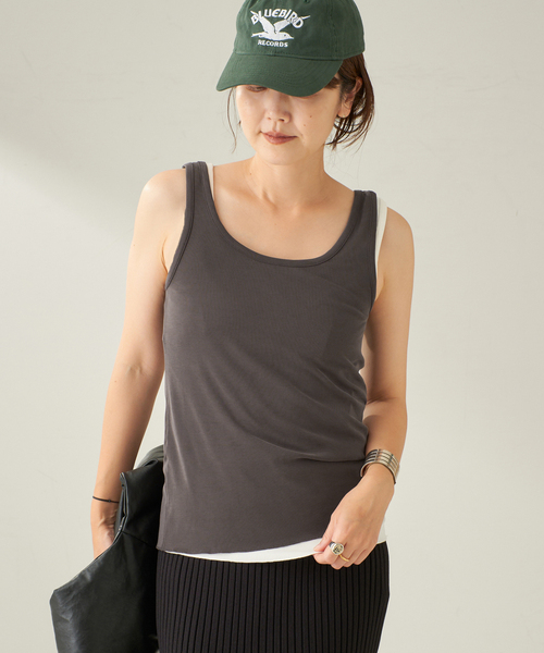タンクトップ ノースリーブ 「追加」sandwash loose タンク レディースの画像