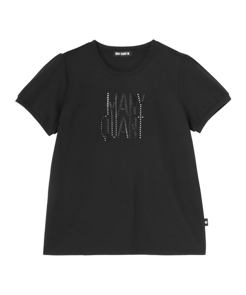 「MARY QUANT」 半袖Tシャツ M ブラック レディース_画像6