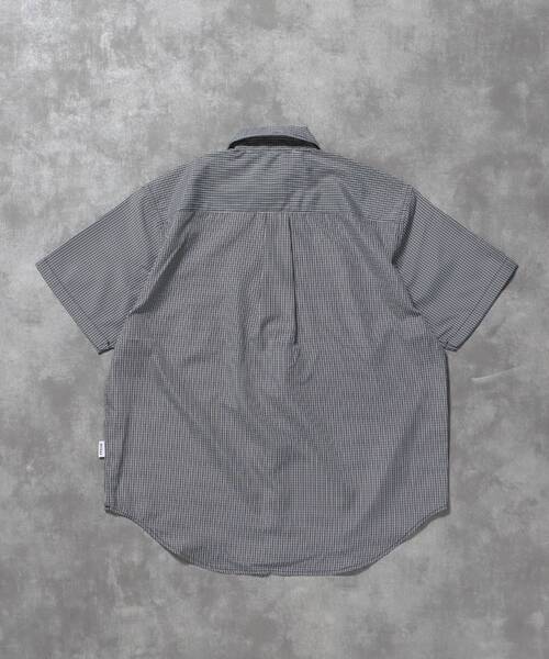 「FFEIN」 半袖シャツ LARGE ブラウン メンズ_画像3