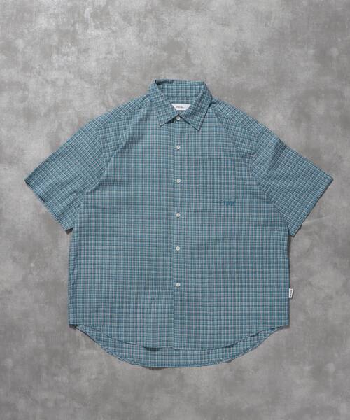 「FFEIN」 半袖シャツ LARGE ブラウン メンズ_画像8