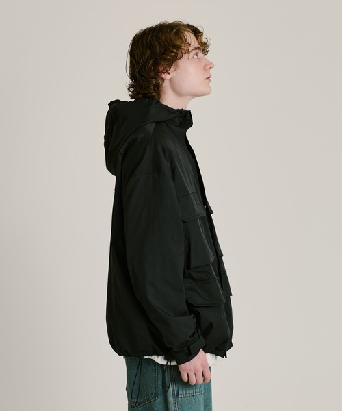 「WETTEMPT」 マウンテンパーカー LARGE チャコールグレー メンズ_画像2