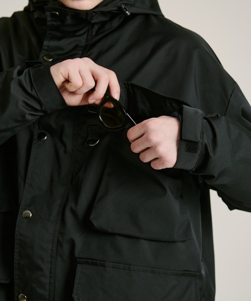 「WETTEMPT」 マウンテンパーカー LARGE チャコールグレー メンズ_画像7