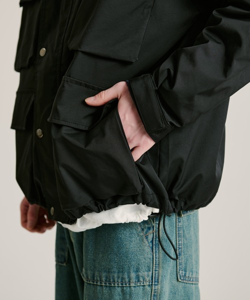 「WETTEMPT」 マウンテンパーカー LARGE チャコールグレー メンズ_画像8