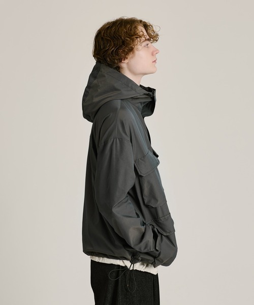 「WETTEMPT」 マウンテンパーカー LARGE チャコールグレー メンズ_画像9
