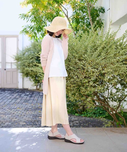 サンダル 「WEB限定」CROISSANT / “CR5901”スライドフィットサンダル レディース