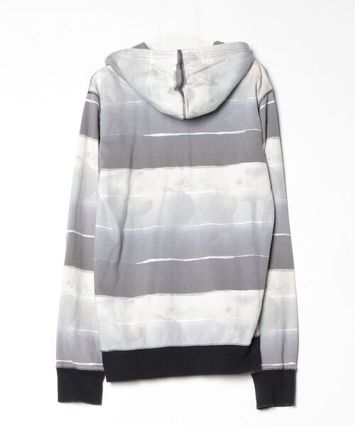 「Quiksilver」 プルオーバーパーカー L グレー メンズ_画像2