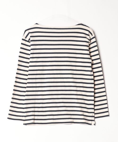 「Letroyes」 ボーダー柄長袖カットソー S ベージュ レディース_画像2