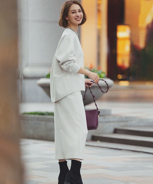 「UNFILO」 長袖カットソー SMALL ベージュ レディース_画像2