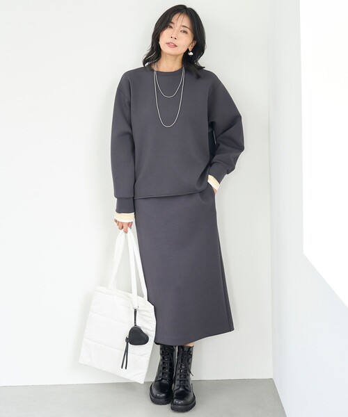 「UNFILO」 長袖カットソー SMALL ベージュ レディース_画像5