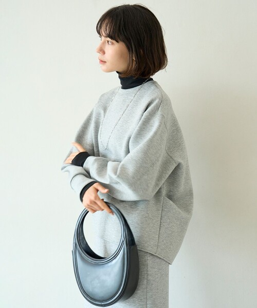 「UNFILO」 長袖カットソー SMALL ベージュ レディース_画像6