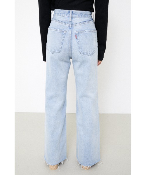 「LAGUA GEM」 ブーツカットデニムパンツ 24inch ワンウォッシュ レディース_画像8