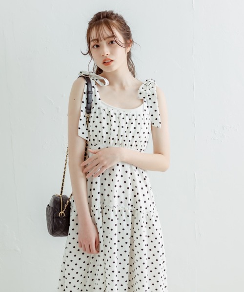 「OLIVE des OLIVE」 キャミソールワンピース FREE ピンク レディース_画像7