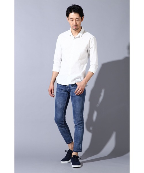 「HIGH STREET」 デニムパンツ LL ブルー メンズ_画像3