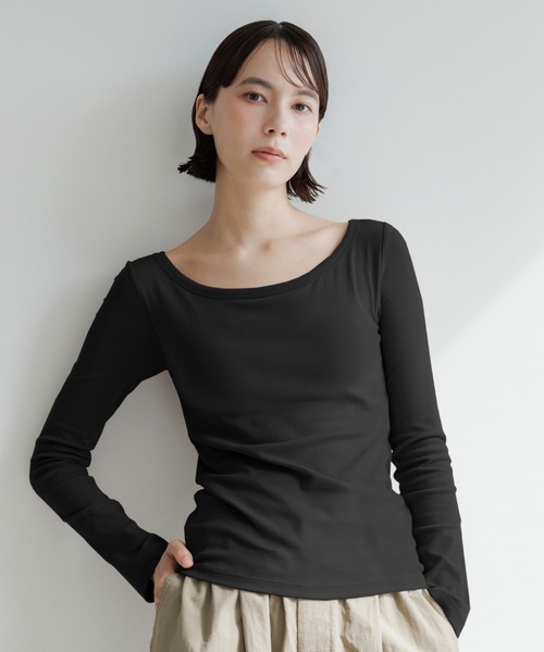 「BAMBI WATER」 長袖カットソー L ブラック レディース_画像6