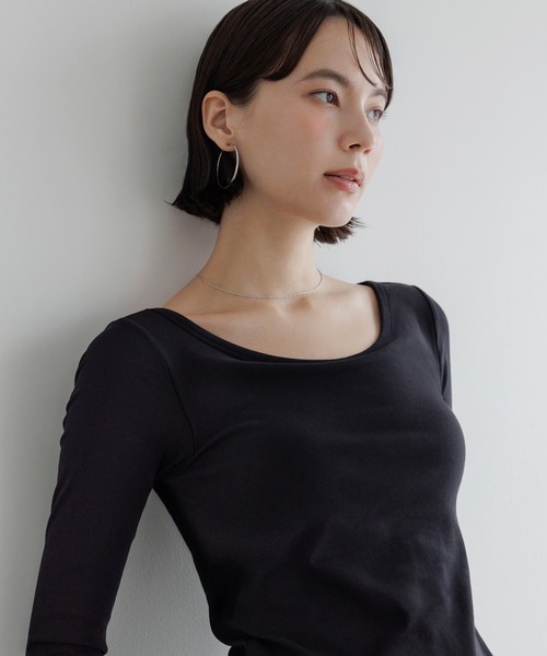 「BAMBI WATER」 長袖カットソー L ブラック レディース_画像8