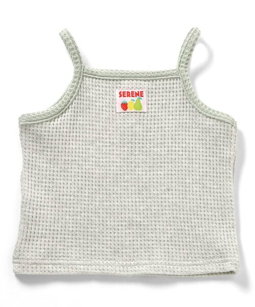 美品　プリーツプリーズ　キャミソール BREEZE（ブリーズ） キャミソール 肌着 ワッフルキャミ_セットアップ可