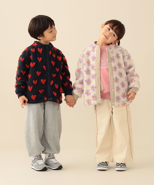 BEAMS mini（ビームス ミニ） ブルゾン アウター ボア 「洗濯機で