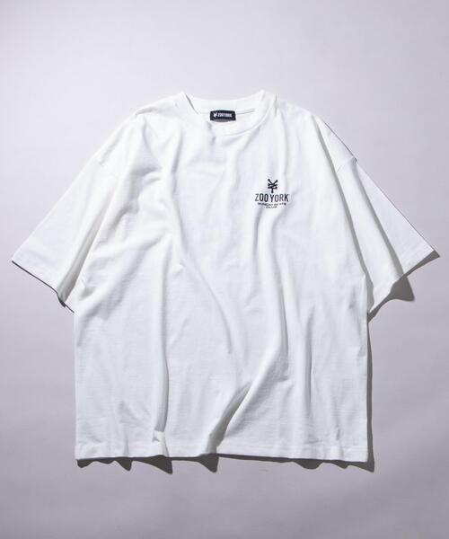 「ZOO YORK」 半袖Tシャツ LARGE ホワイト メンズ_画像3