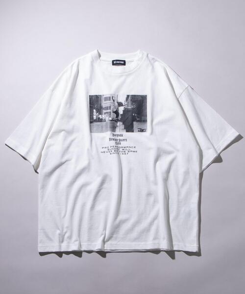 「ZOO YORK」 半袖Tシャツ LARGE ホワイト メンズ_画像5