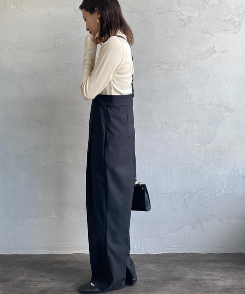 「JEANS FACTORY Clothes」 パンツ F ブラック レディース_画像3
