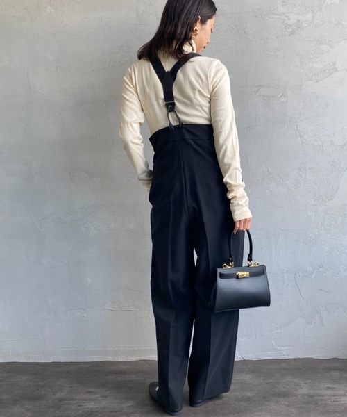 「JEANS FACTORY Clothes」 パンツ F ブラック レディース_画像4