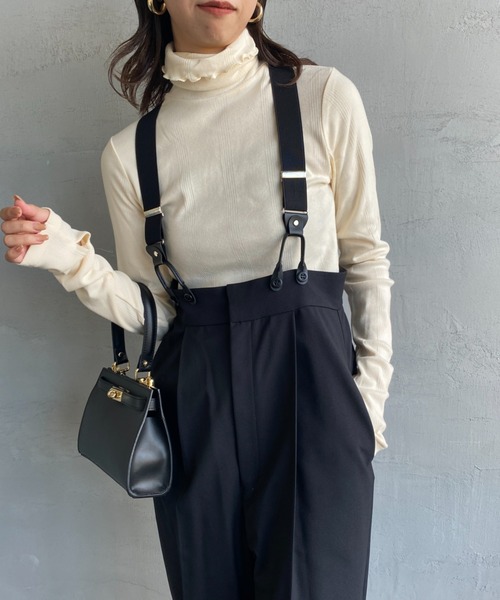 「JEANS FACTORY Clothes」 パンツ F ブラック レディース_画像5