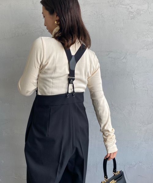 「JEANS FACTORY Clothes」 パンツ F ブラック レディース_画像7