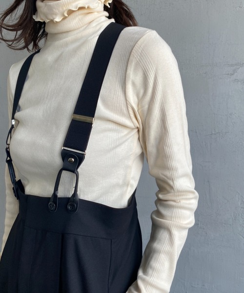 「JEANS FACTORY Clothes」 パンツ F ブラック レディース_画像8