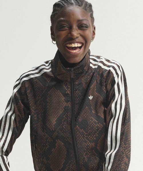adidas（アディダス） ジャージ サテン スネーク プリント ファイヤー