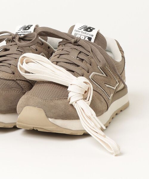 「New Balance」 ローカットスニーカー 22.5cm ブラウン レディース_画像4
