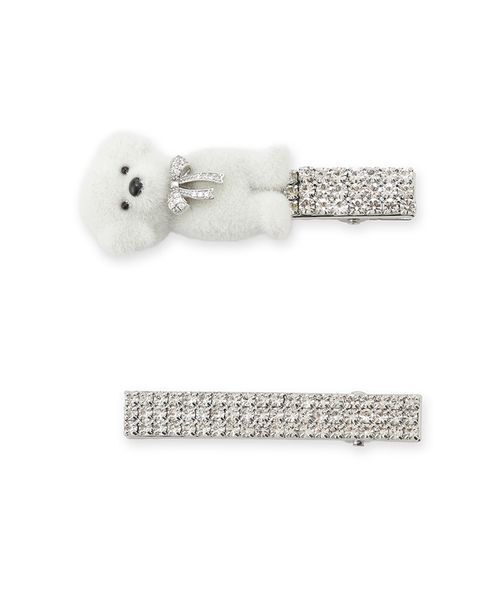 SNIDEL HOME ヘアピン DOGビジューヘアピンセット : ZOZOTOWN Yahoo!店