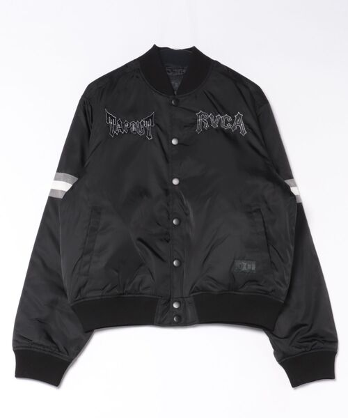 RVCA（ルーカ） スタジャン メンズ TAPOUT SATIN JACKET ジャケット