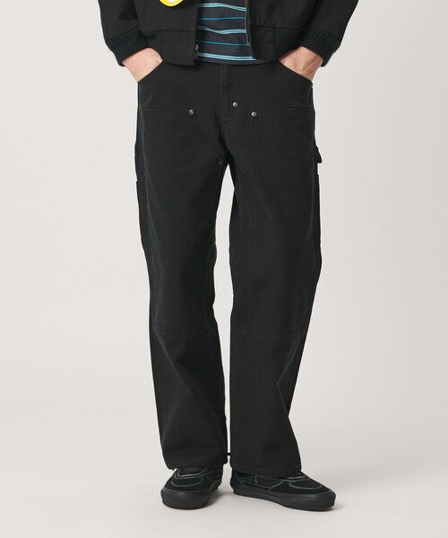 Dickiesダックペインターパンツ 黒フェード USAワイドレッグ W36 Dickies（ディッキーズ） ワイドパンツ パンツ × CGS.」ダック