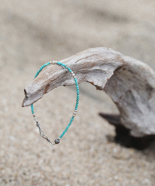 SunKu（サンク） ブレスレット Small Beads Bracelet-TUQ メンズ
