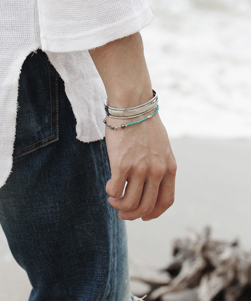 ブレスレットとトップ Shu SunKu ブレスレット Small Beads Bracelet-TUQ メンズ