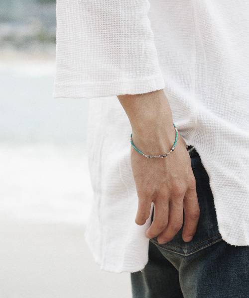 ブレスレットとトップ Shu SunKu ブレスレット Small Beads Bracelet-TUQ メンズ