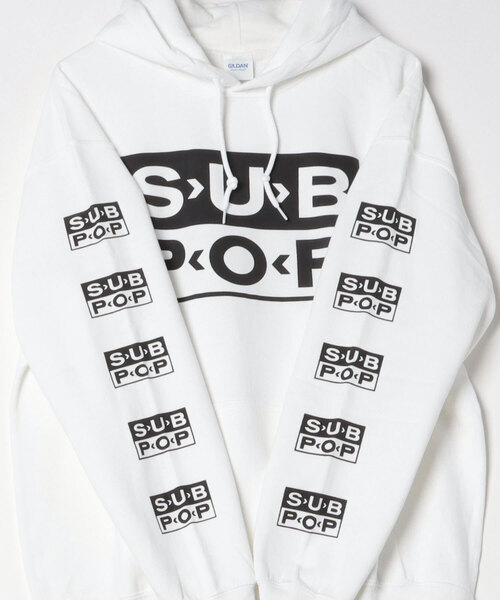 SUB POP パーカー HOODED SWEAT SHIRT ”LOGO”/フーデッド