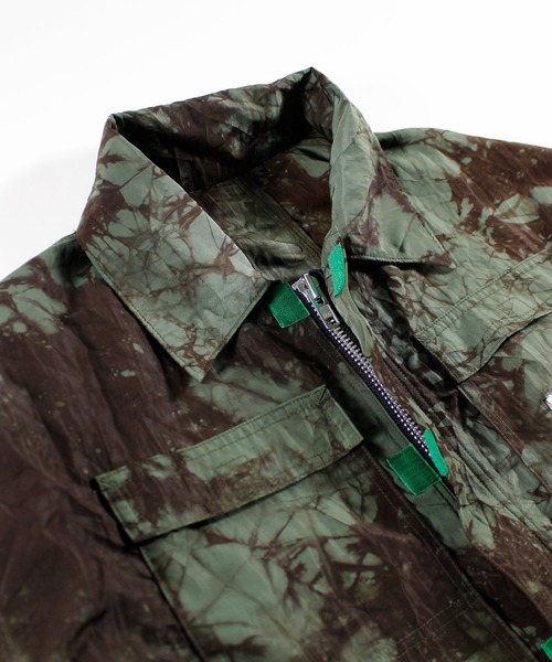 MYne ブルゾン アウター マイン / dyed nylon jacket タイダイ染め