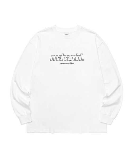 MAHAGRID tシャツ 「mahagrid/マハグリッド」THIRD LOGO LS TEE