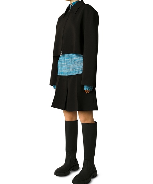ルシェルブルー　ボックスプリーツショートパンツ　34 セール】ボックスプリーツショートパンツ / Box Pleated Shorts